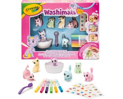foto van Crayola - Washimals - Hobbypakket - Pets Activiteitenset Met Stickers In Pastelkleuren