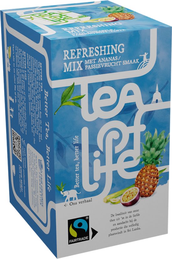 Foto: Tea of life fairtrade refreshing mix 100 zakjes