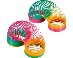 The Twiddlers – 2 Grote Regenboog Traploper Speelgoed Pakket - Traploper Uitdeelcadeautjes, Traktatie Geschenken - Zintuiglijk Fidget Speelgoed Voor Kinderen & Peuters