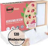 BambiClean Wasstrips Kersenbloesem - 120 wasbeurten - Milieuvriendelijke Wasmiddeldoekjes - Wasmiddel Strips