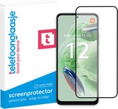 Telefoonglaasje Screenprotectors - Geschikt voor Xiaomi Redmi Note 12 5G - Volledig Dekkend - Gehard Glas Screenprotector - Geschikt voor Xiaomi Redmi Note 12 5G - Beschermglas