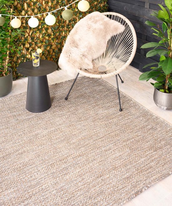 Foto: Buitenkleed horizon bay lichtgrijs beige 200x290 cm