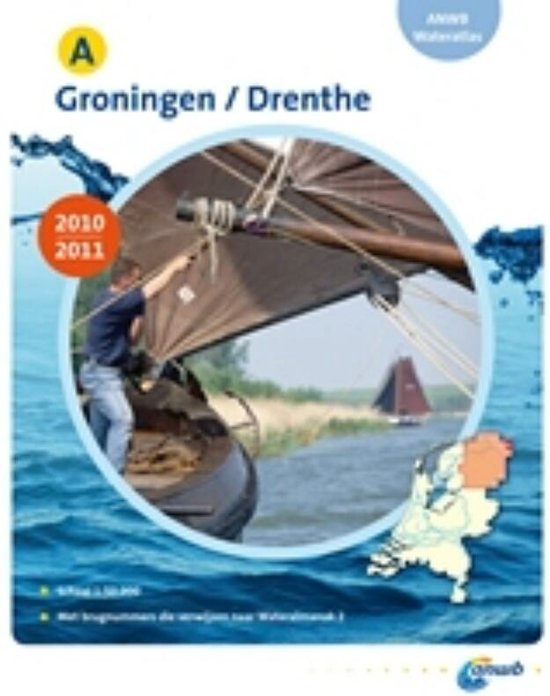 Omslag van Groningen en Drenthe met Eems-Dollardgebied / druk Heruitgave door ANWB