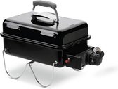 Weber Go-Anywhere Gas Barbecue - 41x26 cm - Roestvrijstalen branders - Gasregelkop - Incl. deksel