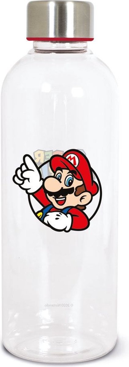 Gourde / gourde en tritan Super Mario 480 ml - 18 cm de haut