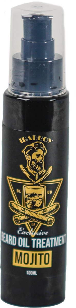 IBadboy - Baardolie Mojito – Baardverzorging & Hydraterende Olie – Verzacht & Voedt Baard & Huid – 100 ml