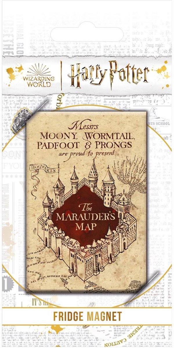 Harry Potter Magneet The Marauders Map