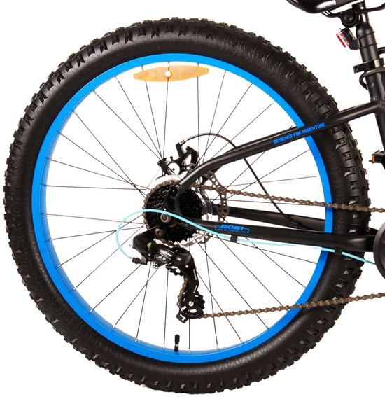 Volare Gradient Kinderfiets - Jongens - 26 inch - Zwart Blauw - 7 speed - Prime Collection van Volare — afbeelding 5