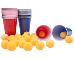 Benson Beer Pong - Drankspel - Beer Pong Set 48-delig: Ultieme Feestmaker!
