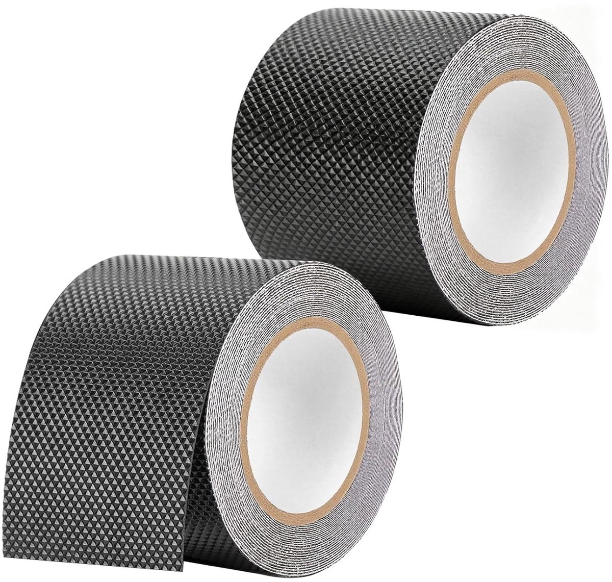 Non-slip rubberen grip tape, 2 rollen, 5cm x 5m, waterdicht, zelfklevend, elastische antislipband voor klussen en gadgets