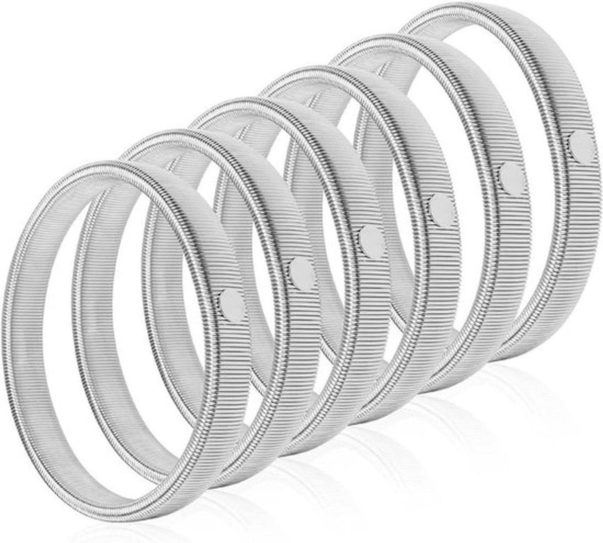 Elastische mouwhouders voor mannen en vrouwen, set van 6 stuks
