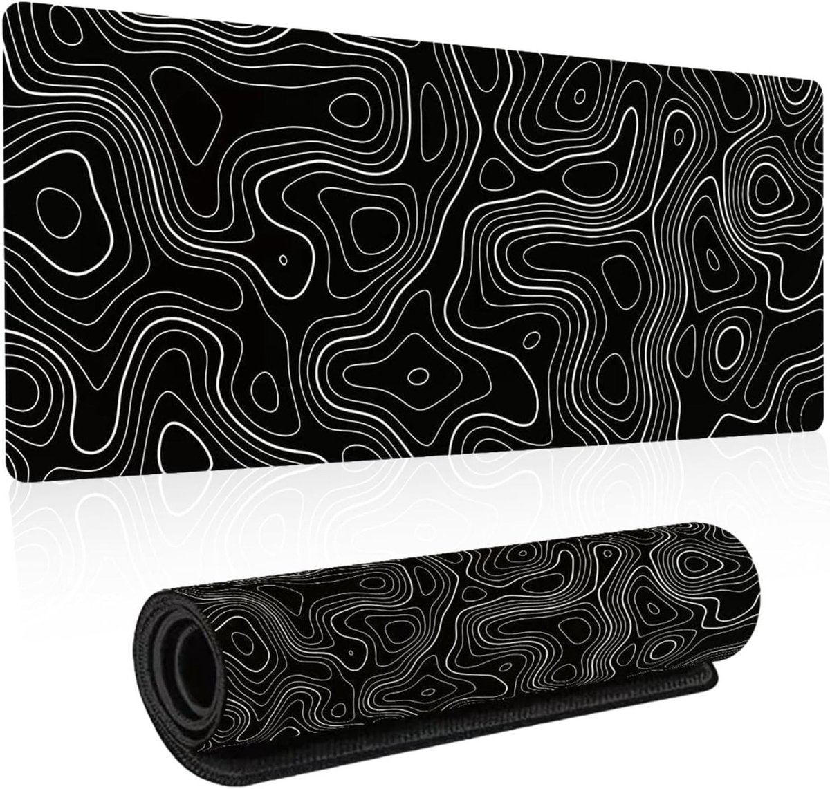 Grote Gaming Muismat 800 x 300 x 3 mm, Antislip Bureau Mat voor PC, Laptop en Toetsenbord, Ideaal voor Gamers en Kantoorgebruik