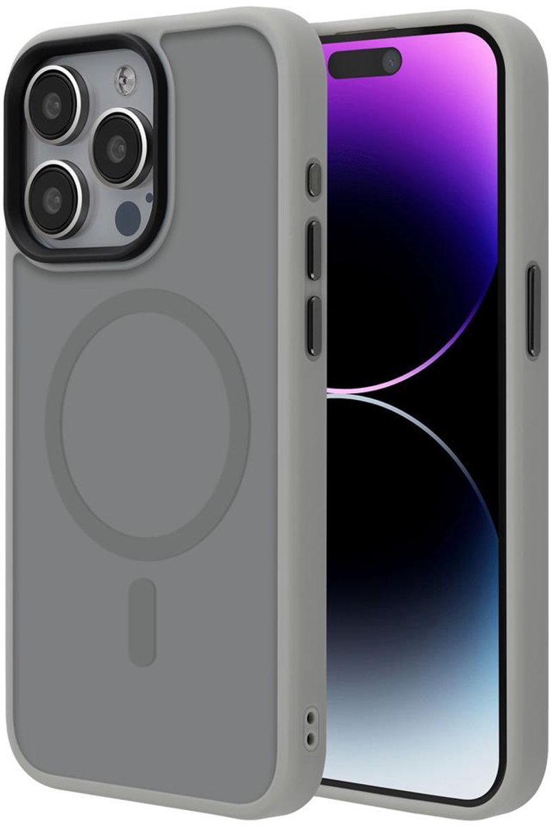 ScreenArmor MagAir Case voor Apple iPhone 15 Pro Max - Grijs