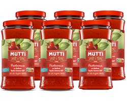 Mutti Pastasaus Basilicum 6 x 400 gram