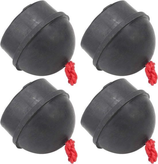 Krijthouder met Koord - 4 Stuks - Rubber - Biljart Krijt Accessoire - Duurzaam - Handig in Gebruik - Biljartkrijt — afbeelding 4