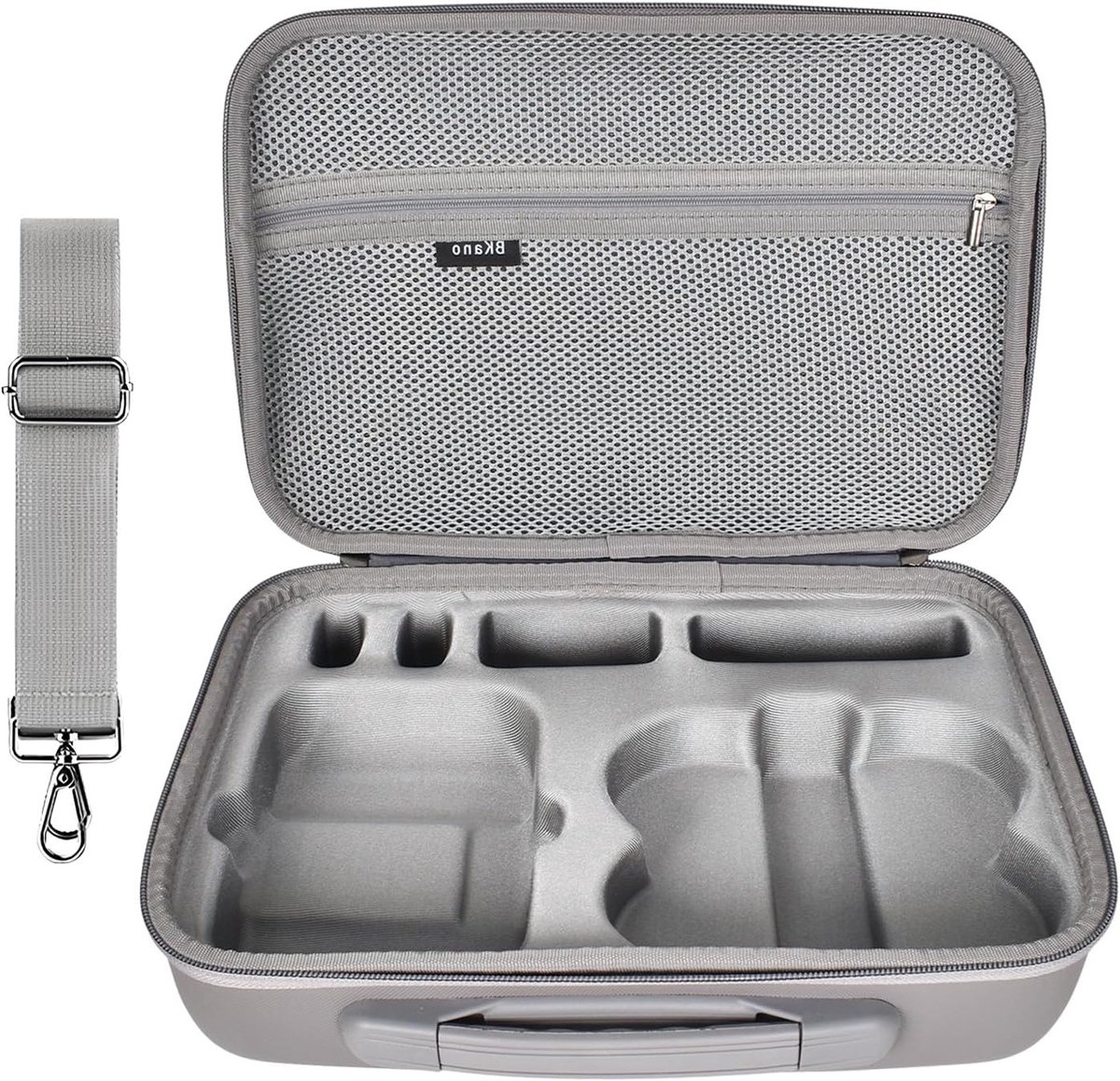 Draagbare opbergtas voor drones, ideaal voor accessoires, afstandsbediening, batterijen en kabels, met comfortabele schouderriem en stevig ontwerp
