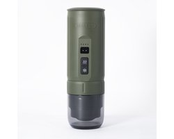 HiBREW H4C - Draagbare espressomachine - Mini koffiemachine - Koffiezetapparaat - Voor Camping, Auto & Reizen - Groen