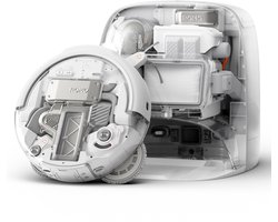 DJI Romo P (Water Tank Version) - Robotstofzuiger met dweilfunctie - Geschikt voor huisdierharen - 25.000 Pa zuigkracht - Obstakeldetectie op millimeter niveau - Transparant design