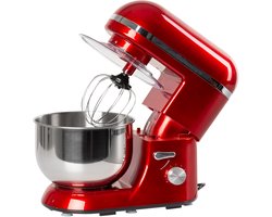 Klarstein keukenmachine, Knetmaschine met 5L kom, 2000W Profi keukenmachine met Knethaken en Schneebesen, Universal keukenmachine met 6 standen, Teigmaschine zum roeren, Kneten en Aufschlagen - Keukenmachine,2L 1800W - voor Keuken - Garde