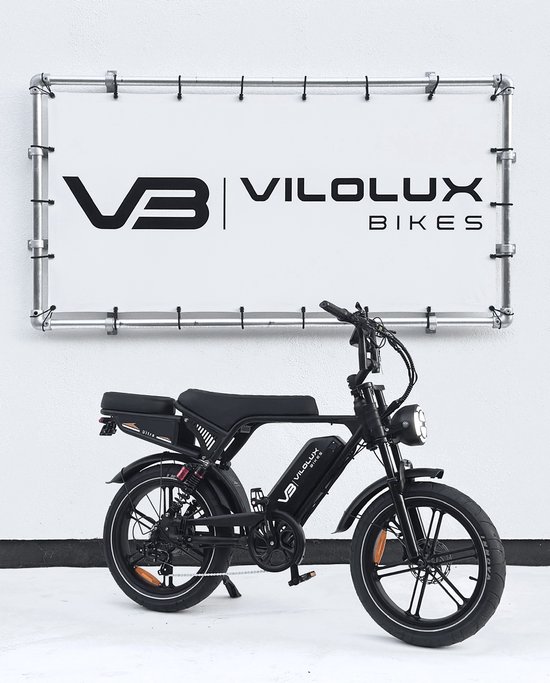 Elektrische fatbike Vilolux Ultra 250W 60 km actieradius 20×4 inch banden hydraulische remmen NFC vergrendeling