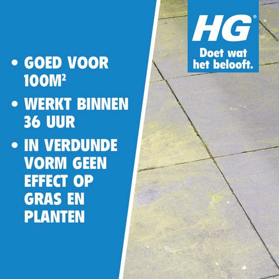 HG groene aanslagreiniger concentraat 1L van Merkloos	 — afbeelding 3