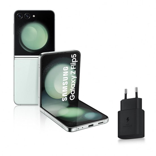 Samsung Galaxy Z Flip5 5G Opvouwbare Smartphone 6,7″ AMOLED 120Hz 512GB 8GB RAM 12+10MP Groen