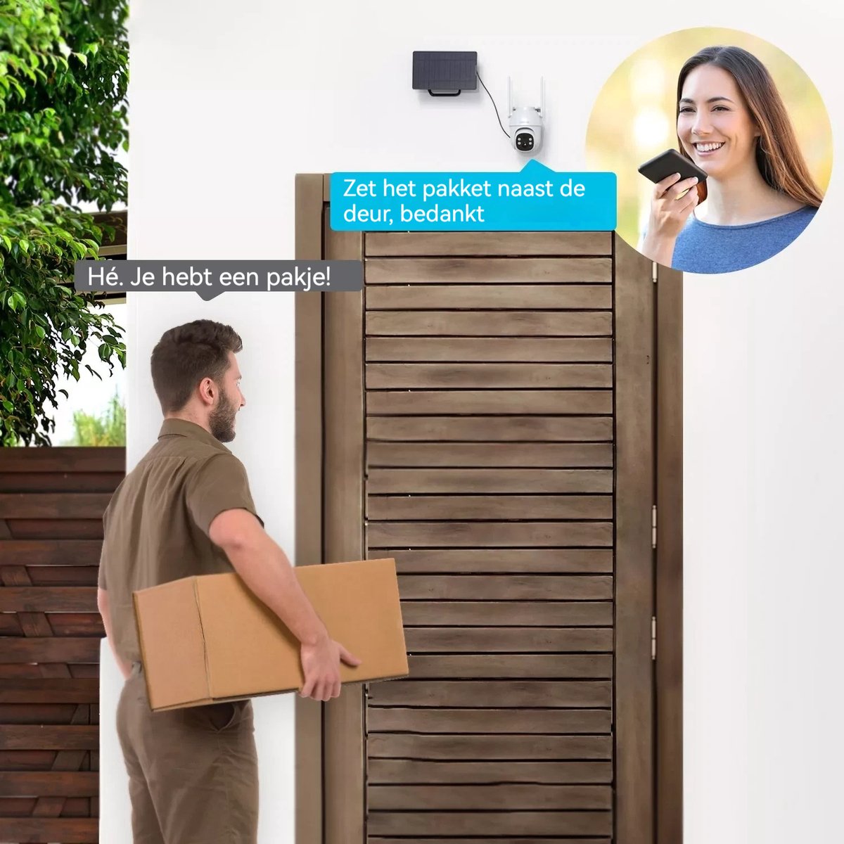 ieGeek 4G LTE mobiele beveiligingscamera draadloos buiten, 2K geen wifi zonne-energie camera ingebouwde simkaart, 2-weg praatcamera's voor thuisbeveiliging met PIR-bewegingsdetectie, IP66, nachtzicht, schijnwerpers, 2 stuks – foto 7