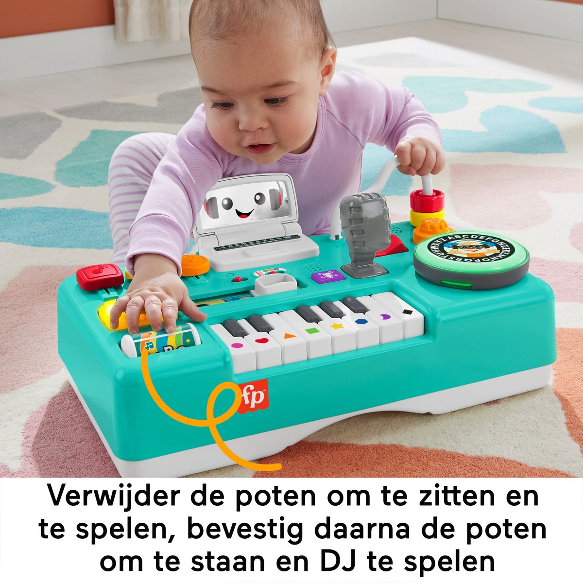 Fisher-Price Leerplezier Mixen en Leren DJ-Tafel - Speelgoedinstrument — afbeelding 5