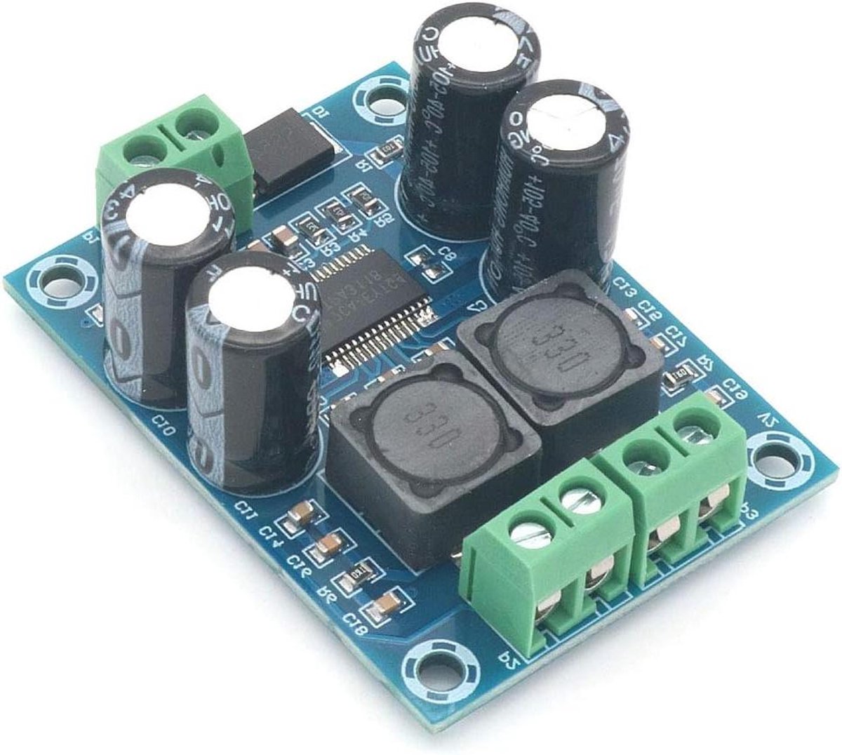 Audio Versterkermodule - Digitale Versterker - Muziek Afspelen - Mono Kanaal - 60 Watt - Zwart