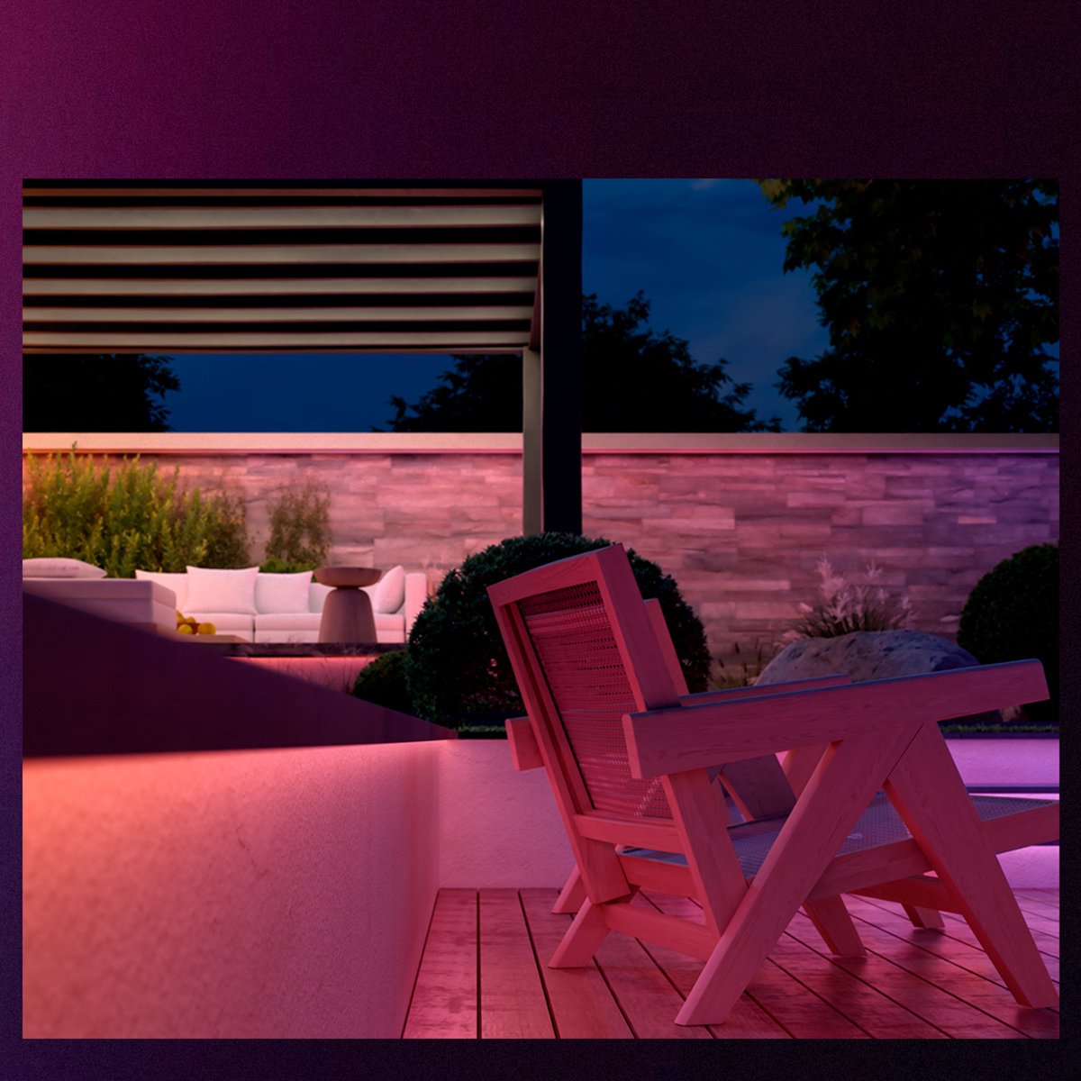 Philips Hue Flux LED strip outdoor 6 meter - Wit en Gekleurd Licht - Light Strip - Incl. Hue Dimmer Switch - Hue White and Color Ambiance — afbeelding 4