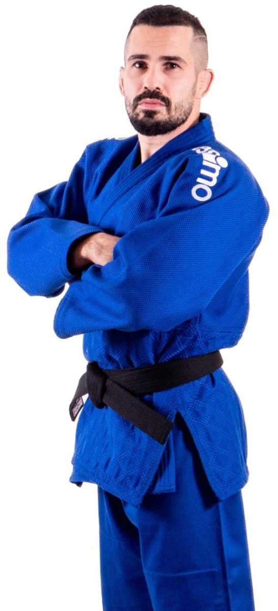 competition judosuit Wazari Blue Regular -150