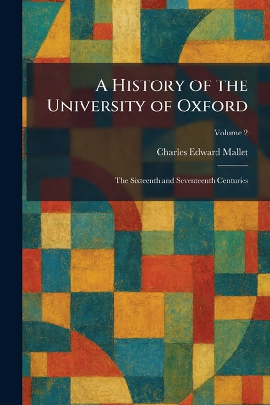 A History of the University of Oxford - cover