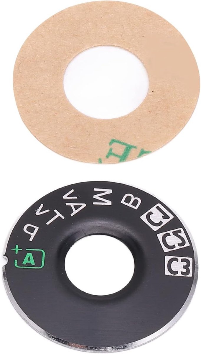 Vervangende Top Cover Plate Interface Cap voor 5D Mark III, Metalen Dial Interface Cap voor Camera Reparatie met Lijmstrip, Duurzaam en Betrouwbaar
