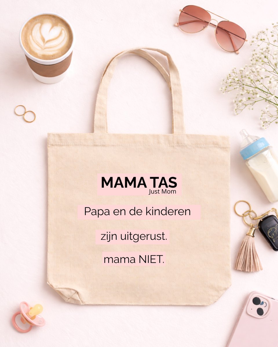 Just Mom Mama Tas - Uitgerust