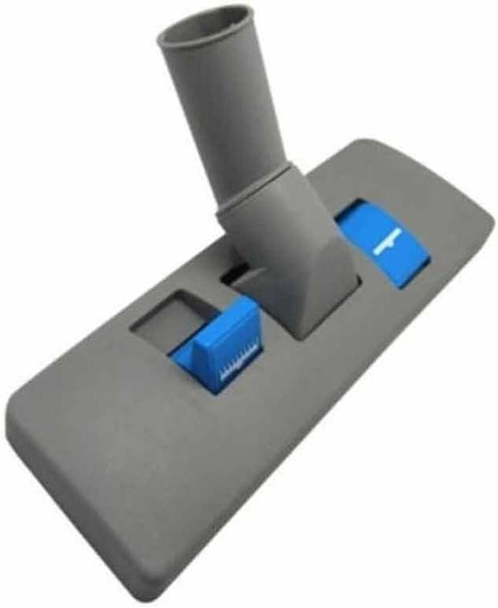 Stofzuigermondstuk - Zuigmond Stofzuiger - Stofzuigen Huis - Met Pedaal - 270 mm Breed - Grijs Blauw