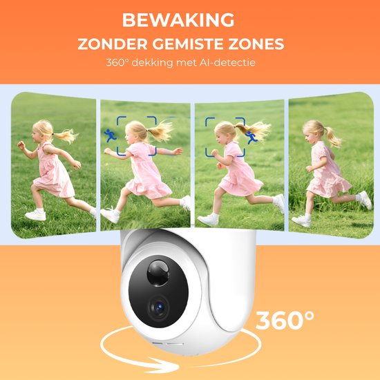 Hozard® 4K UHD 4x Beveiligingscamera buiten - Solar & P66 + HomeBase 64GB van Merkloos — afbeelding 3