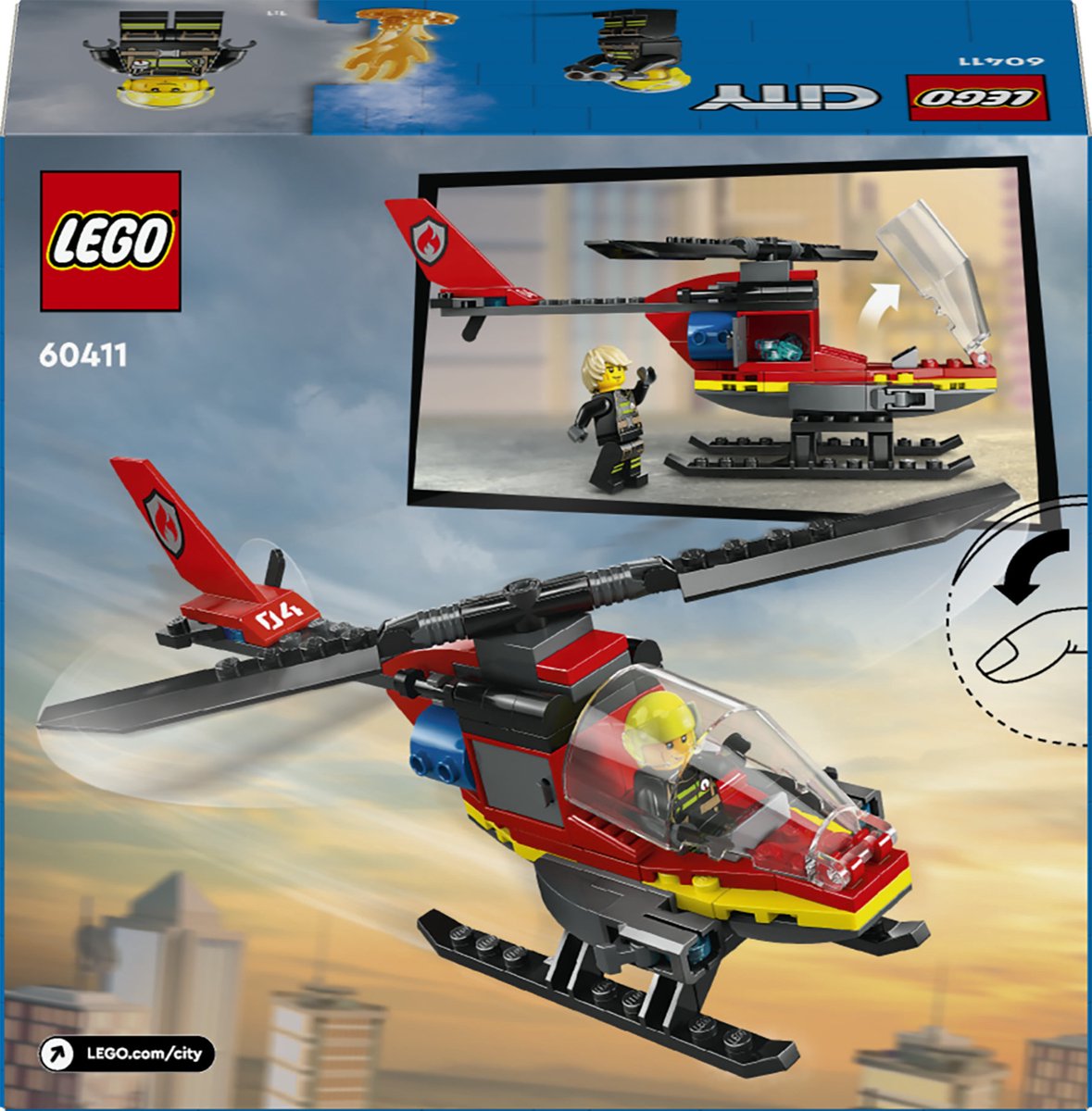 LEGO City Brandweerhelikopter - 60411 — afbeelding 23