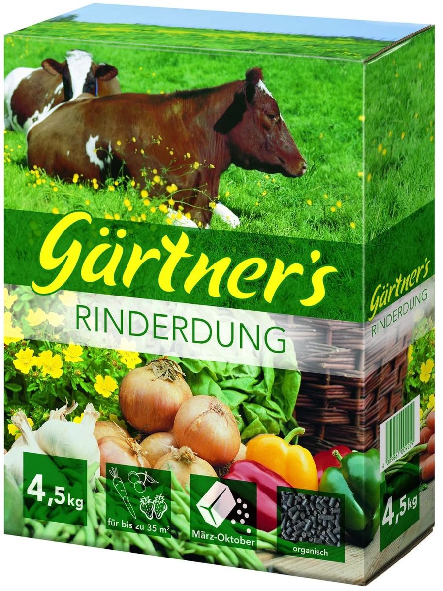 Granulatie rundermest 4,5 kg