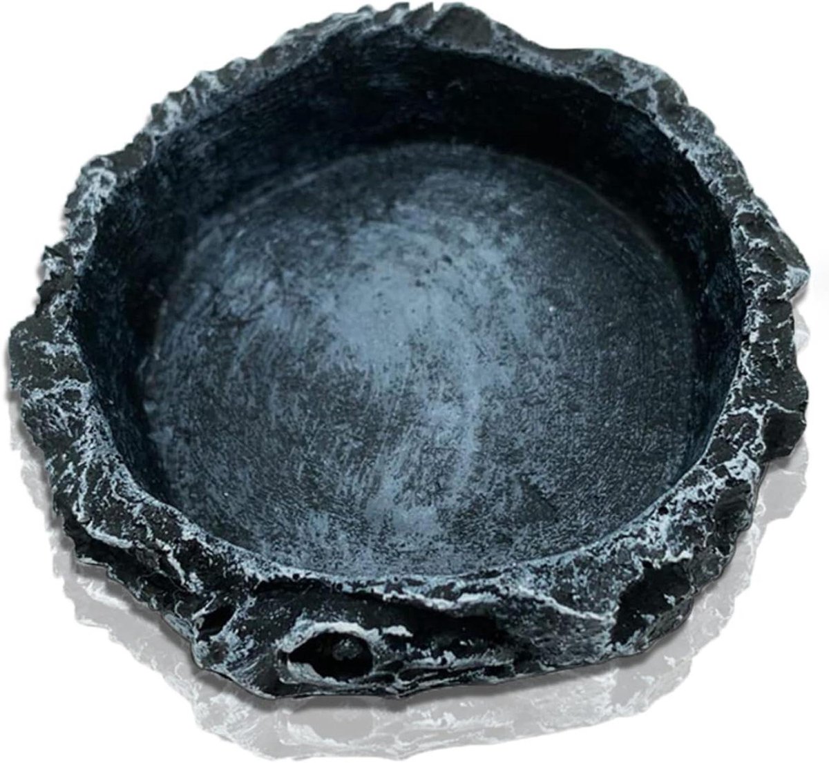 Water Bowl Terrarium - Voederbak Reptiel - Voeding en Water - Realistische Rots Textuur