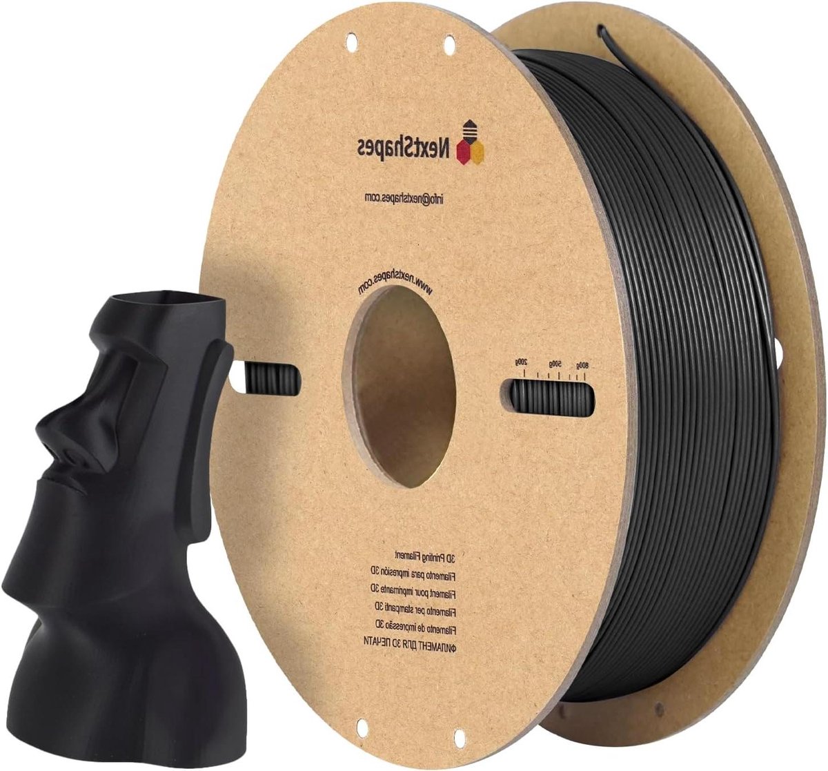 PLA Filament - 3D Printer Filament - 3D Printen - Maatnauwkeurigheid +/- 0.02mm - 1kg 1.75mm - Zwart