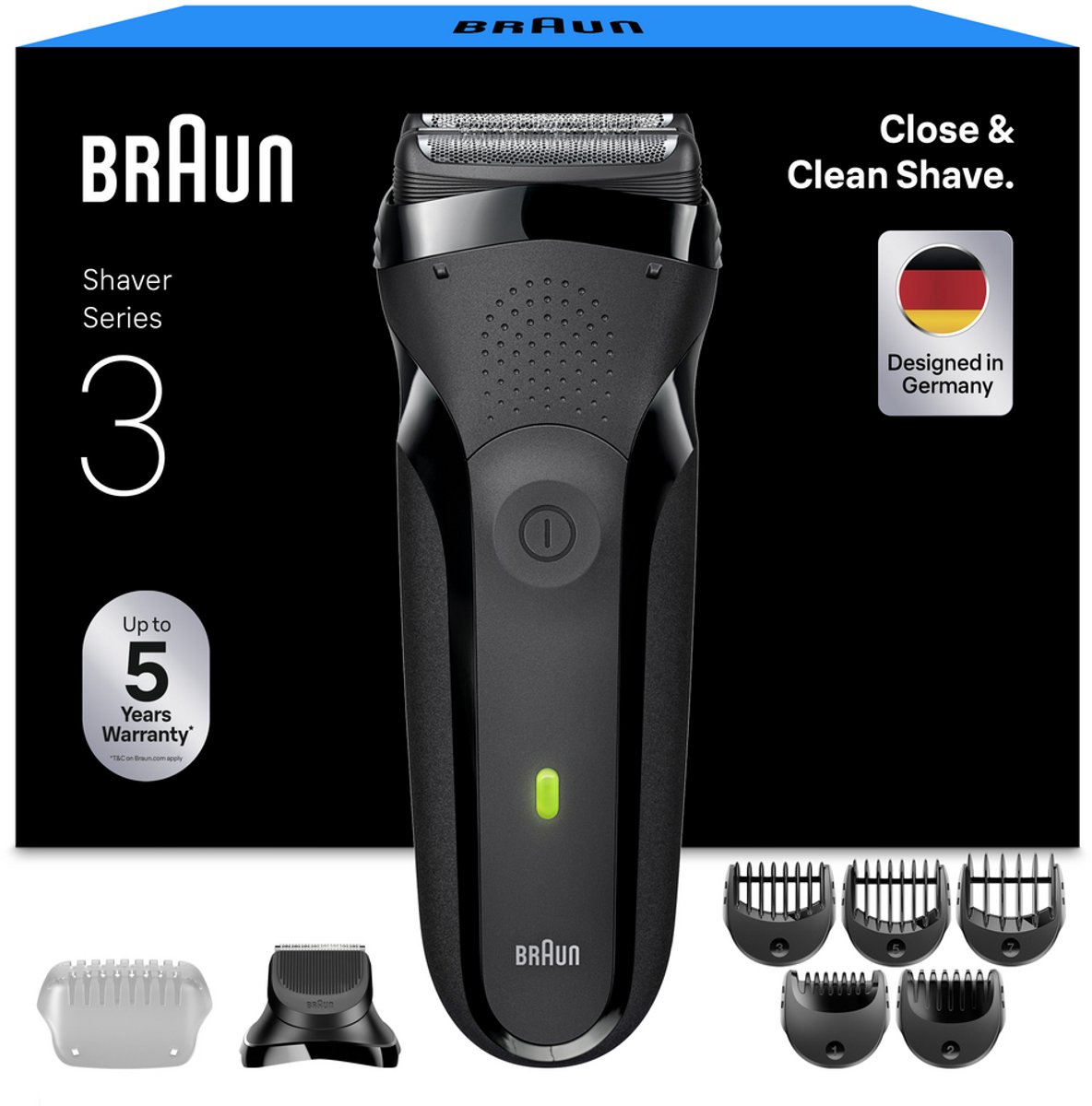 Braun Series 3 300BT Elektrisch Scheerapparaat + - Braun - €69,18