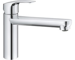 GROHE Via Keukenmengkraan – Medium Uitloop – Draaibare Uitloop (140°) – Lood- en Nikkelvrij (GROHE Zero) – Chroom