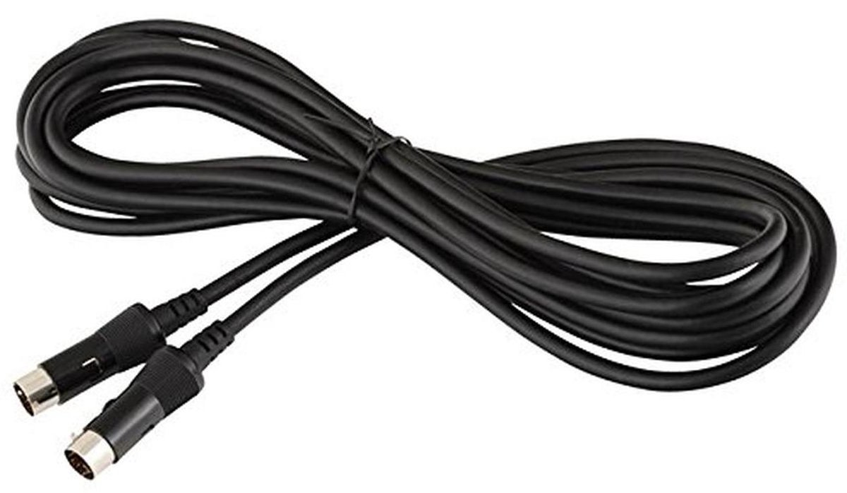 Gitaar Synth Kabel - GK Kabel Gitaar - Muziek Maken - Klittenvrije Kabel - 5 Meter - Zwart