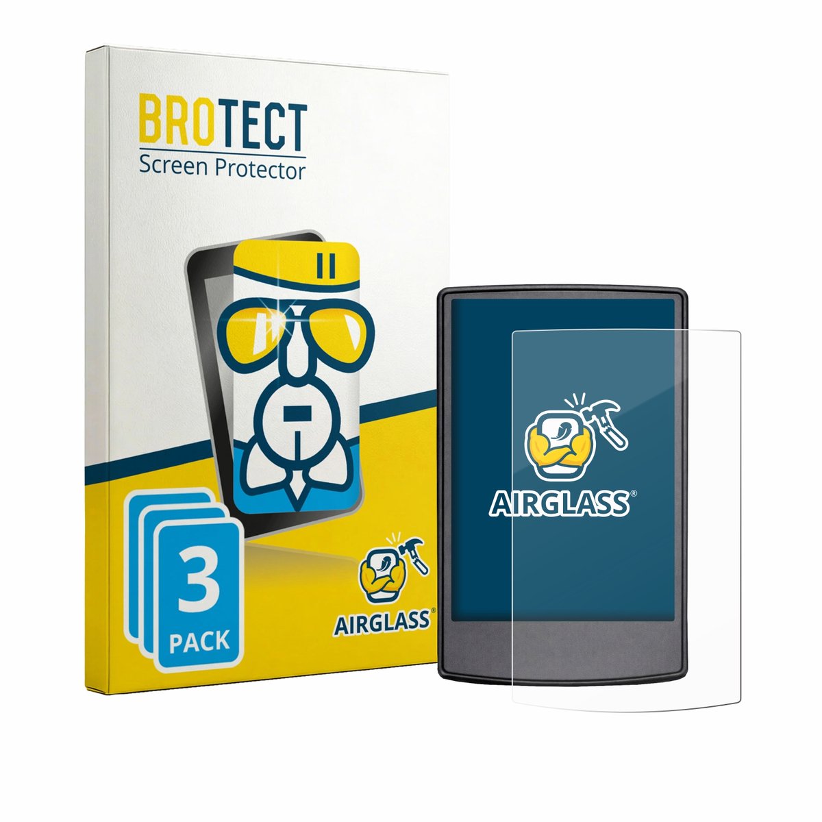 Screenprotector 3 Stuks voor Engwe L20 3.0 Pro Beschermglas transparant