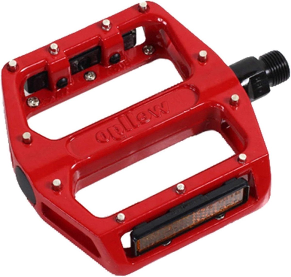 Fiets pedalen - BMX ATB pedalen - Veilige grip - Verwisselbare U-pins - 9/16 inch - Rood