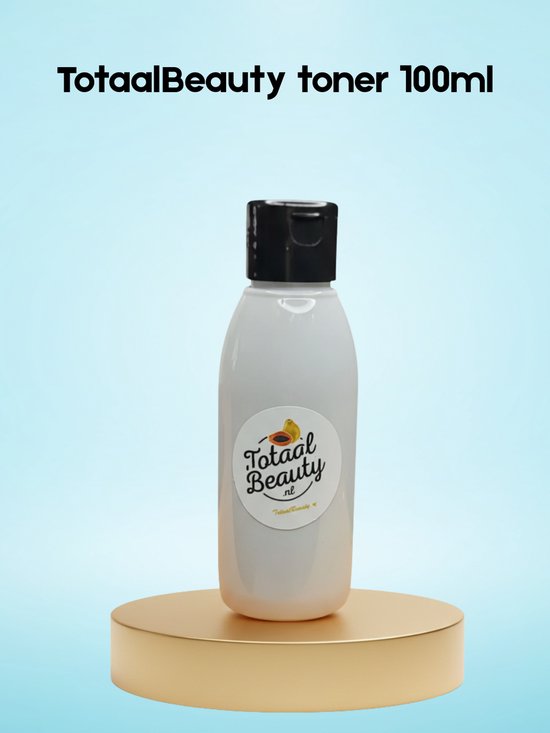 TotaalBeauty Toner – 100 ml – Verfrissende & Hydraterende Huidtoner – Helpt Poriën te Reinigen, Egaliseert de Huidtint & Bereidt de Huid voor op Hydratatie – Voor een Stralende, Gladde & Gezonde Teint