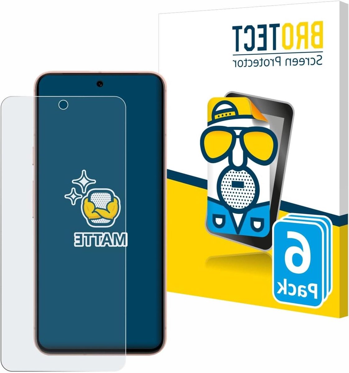 Screenprotector - Displayfolie Beschermfolie - Scherm Beschermen - Anti-Reflectie - 6 Stuks - Mat