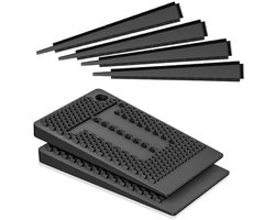 WiseGoods Premium Anti Vibratie Meubelwiggen Set - 35 Stuks Zwart - Pads - Voor Wasmachine / Koelkast / Tafel / Stoelen / Kast