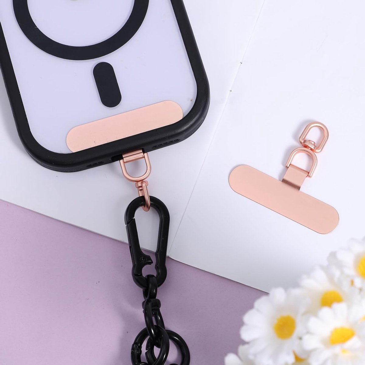 Universele Telefoon Tether Tabs, Oval Mobiele Telefoon Lanyard Patches, Adhesieve Telefoon Patch voor Volledige Bescherming van Telefoonhoezen