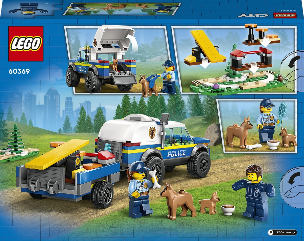 LEGO City Mobiele training voor politiehonden Set - 60369 — afbeelding 24